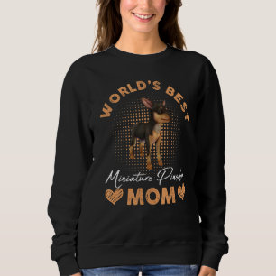 Camiseta Worldu2019s Melhor Miniatura Pinscher Mãe Mulher C
