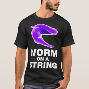 Camiseta WORM EM UM STRING Gen Z Zoomer Sarcastic Ironic Di