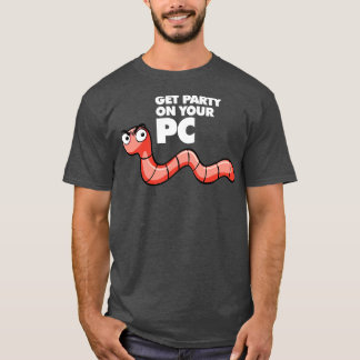 Camiseta Worm, ganhe sua festa no seu PC