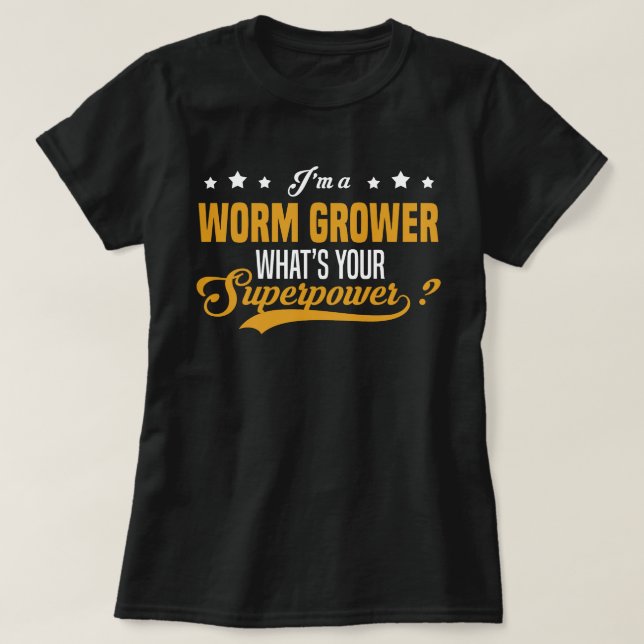 Camiseta Worm Grower (Frente do Design)