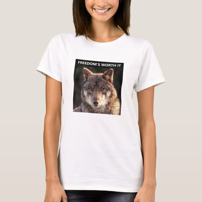 Camiseta Worth It Wolf (light) (Frente)