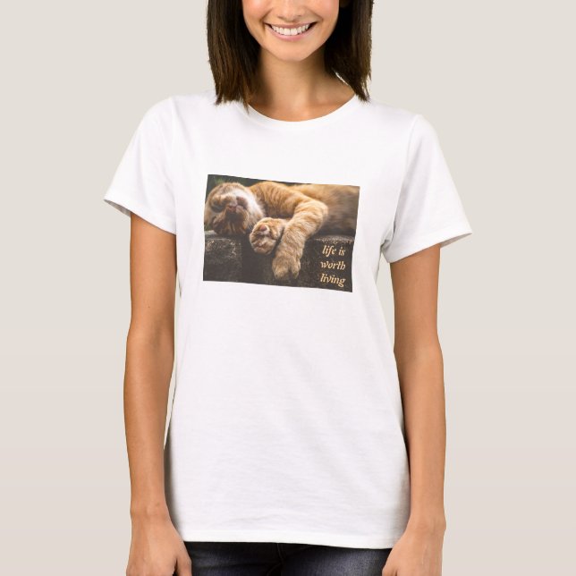 Camiseta Worth Living (light) (Frente)
