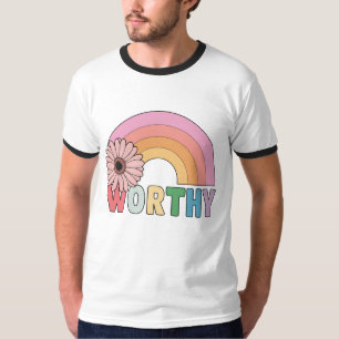 Camiseta Worthy Rainbow Bloom