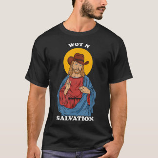 Camiseta Wot N SalvationJesus O Que Em Tarnação Meme