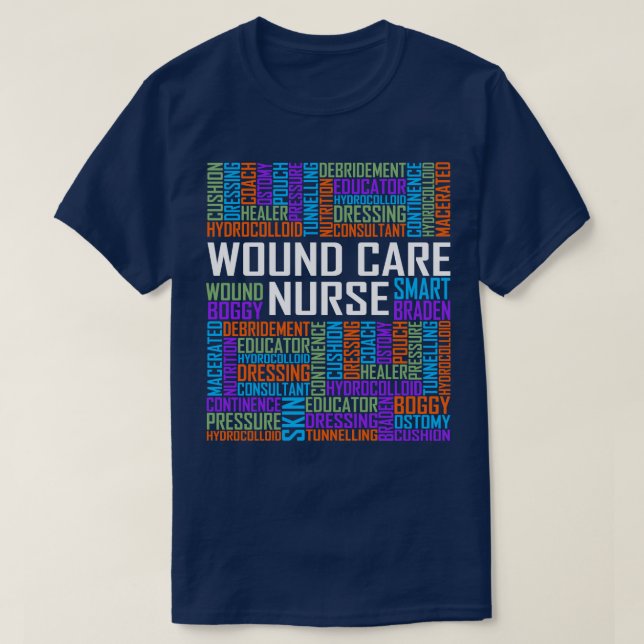 Camiseta Wound e Nurse Words (Frente do Design)