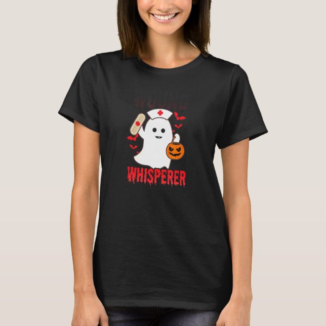 Camiseta Wound Whisperer Halloween Nurse (Frente)