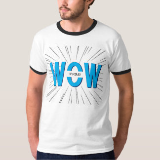 CAMISETA WOW　びっくりした