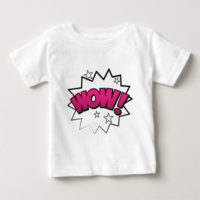 Camiseta Wow cómico (Frente)