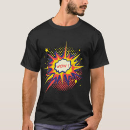 Camiseta “Wow!” Pop Art Graphic