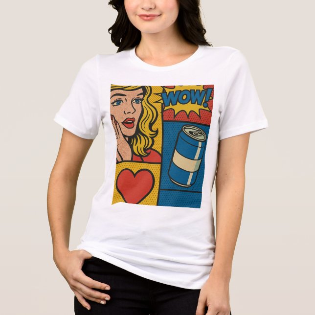 Camiseta WOW! Pop Love and Soda (Frente)