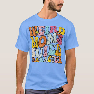 Camiseta wpap retro cor estranho mães build caráter