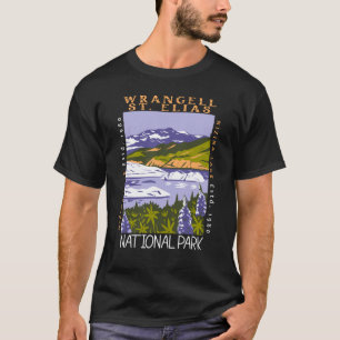 Camiseta Wrangell Rua Elias National Park Vintage se aflita