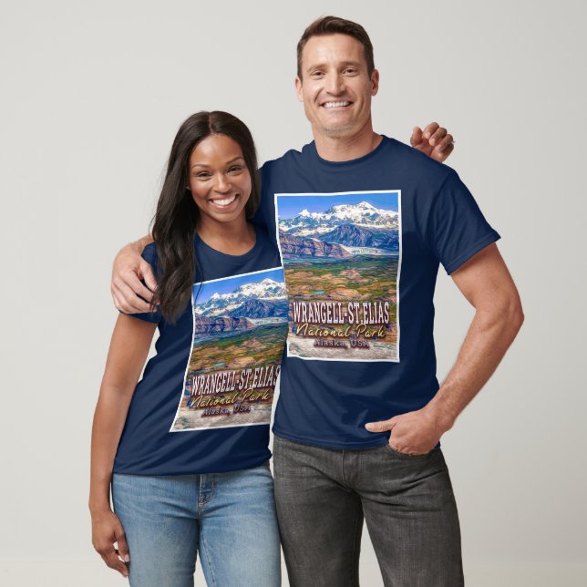 CAMISETA WRANGELL SANTO ELIAS NATIONAL PARK - ALASKA EUA (Unissex)