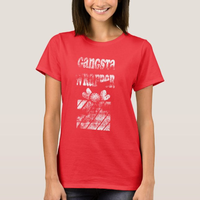 Camiseta Wrapper Gangsta Vintage (Frente)