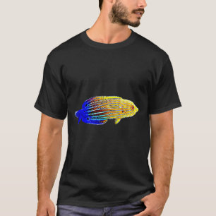 Camiseta Wrasse Saltwater Aquarium Coral Peixe Recarregado