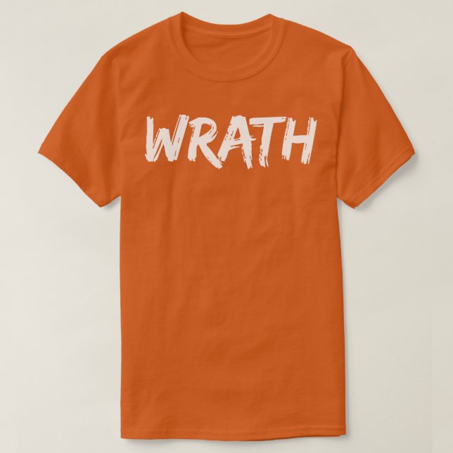 Camiseta Wrath (Frente do Design)