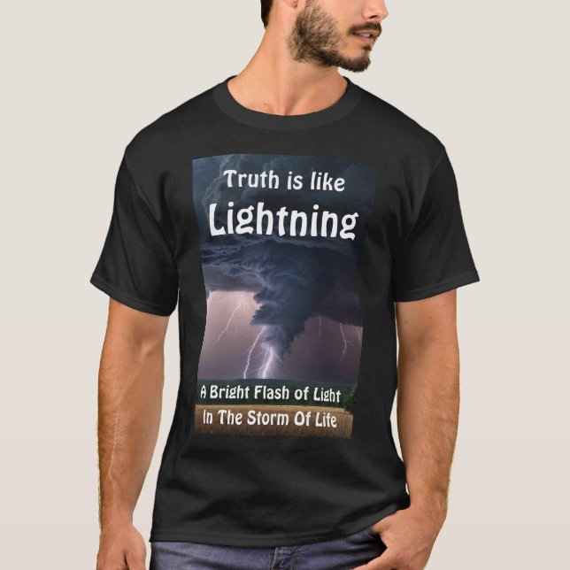 Camiseta "Wrath of the Sky: Lightning Unleashed" (Frente)