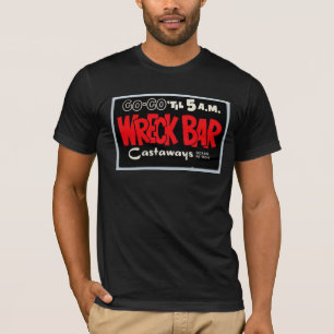 CAMISETA WRECK BAR OS CASTAWAYS MIAMI BEACH T SHIRTS