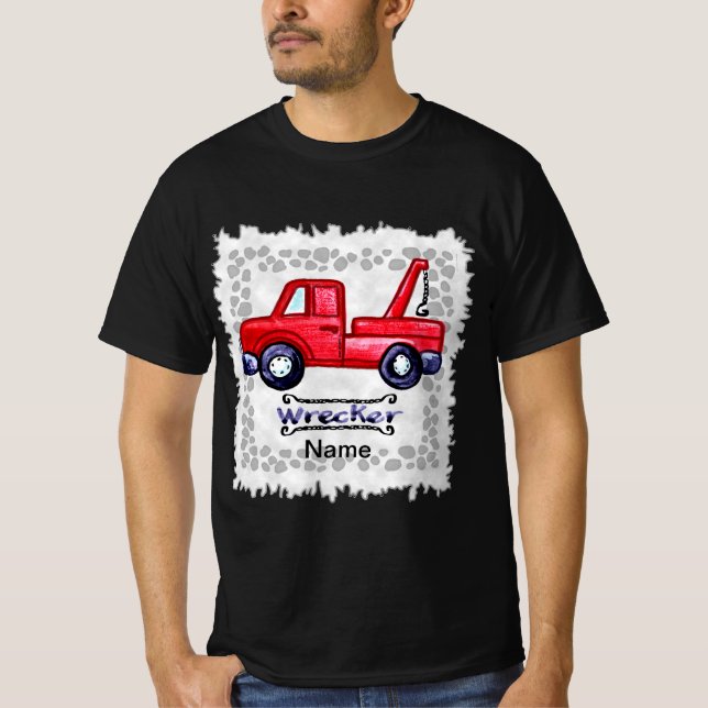 Camiseta Wrecker Tow Truck (Frente)
