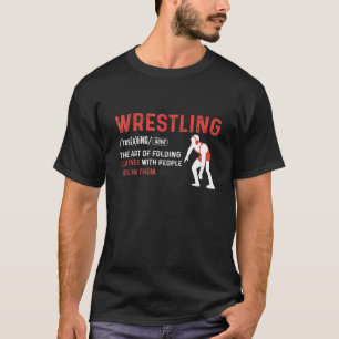 Camiseta Wrestler Motif Definição De Lutador De Lutas