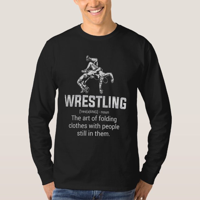 Camiseta Wrestling Definition   Wrestling Wrestler Wrestle  (Frente)