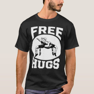 Camiseta Wrestling Funny Free Hugs