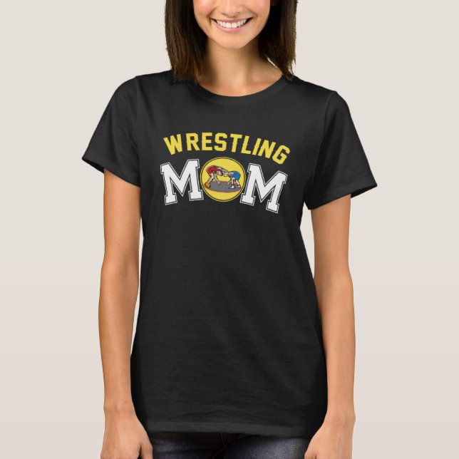 Camiseta Wrestling Mom  Wrestling Player For Mother s Day (Frente)