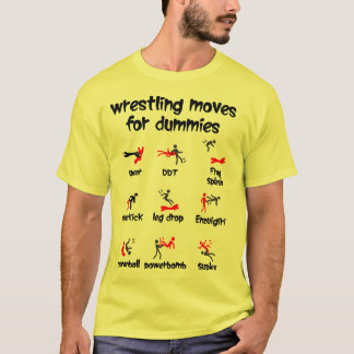Camiseta wrestling moves for dummies