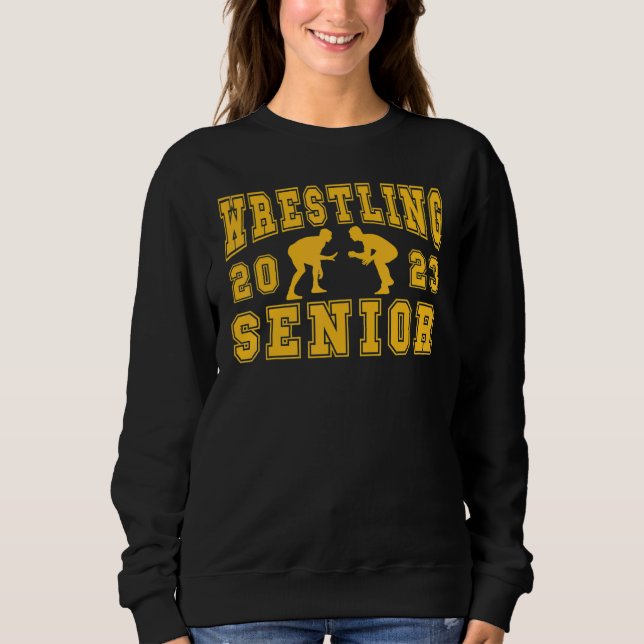 Camiseta Wrestling Senior Night Wrestling Senior 2023 Gradu (Frente)