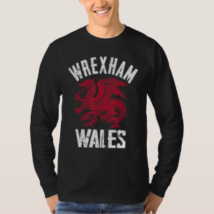 Camiseta Wrexham País de Gales Retro Vintage Amor Wrecsam D