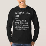 Camiseta Wright City Girl Mo Missouri Funny City Raízes<br><div class="desc">Wright City Girl Mo Missouri Funny City Raízes</div>