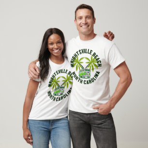 Camiseta Wright tsville Beach, Carolina do Norte