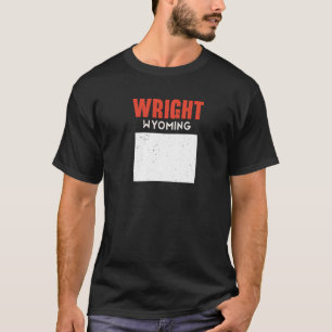 Camiseta Wright Wyoming EUA Estado América Viagem Wyomingit