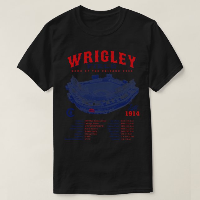 Camiseta Wrigley Field (Frente do Design)