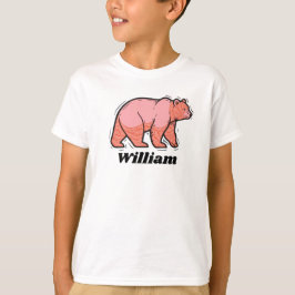 Camiseta Write your name on this pink Bear Pop Art