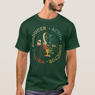 Camiseta Writer Producer Actor Director Funny Filmheatre Fi