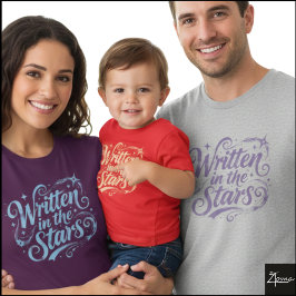 Camiseta Written In The Stars Grunge Script