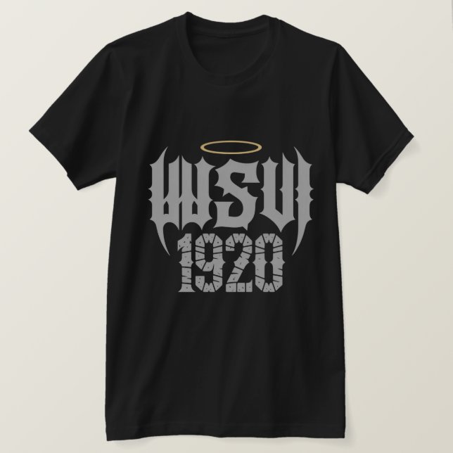 Camiseta WSV 1920 Gothic Streetwear Logo (Frente do Design)