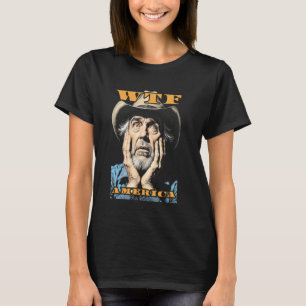 Camiseta WTF America Sad Cowboy Wild West American Vintage