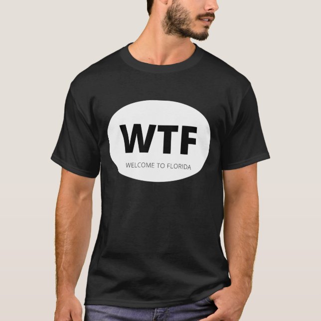 CAMISETA WTF BEM-VINDO À FLORIDA (Frente)