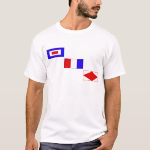 Camiseta Wtf das bandeiras de sinal