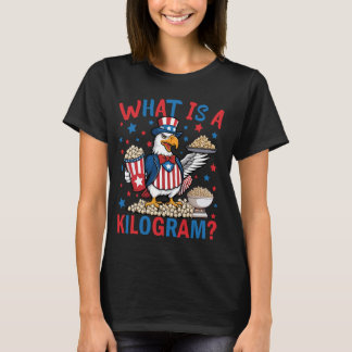 Camiseta WTF é um Kilograma Engraçado 4 de julho Patriótica