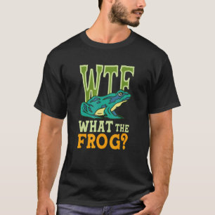 Camiseta WTF O Que O Anfíbio Do Sapo
