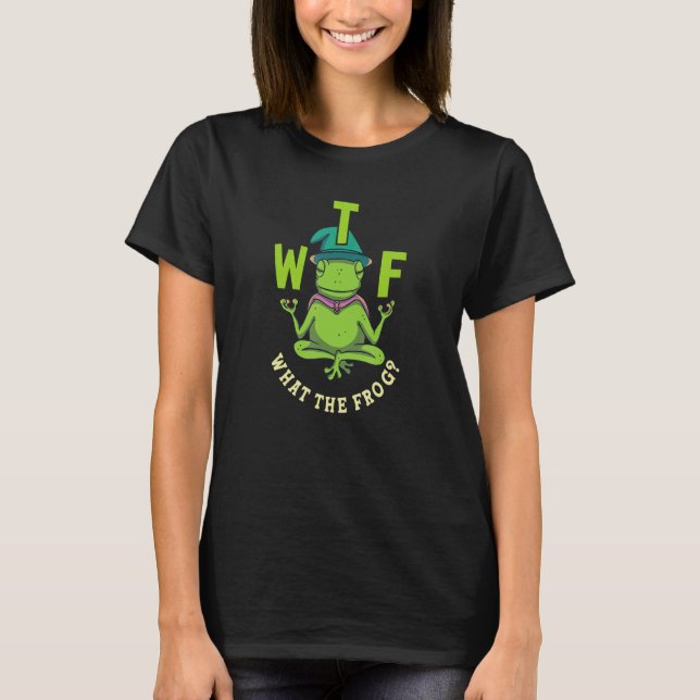 Camiseta WTF O Que O Sapo Anfíbio 2 (Frente)