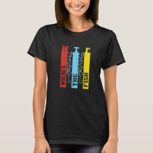 Camiseta Wtf Onde Está A Pesca De Peixes