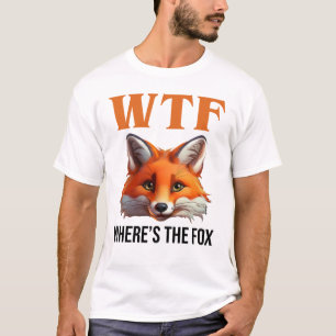 Camiseta WTF - Onde está a Raposa