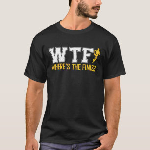 Camiseta WTF: Onde está o corredor de corredor de cruz do p