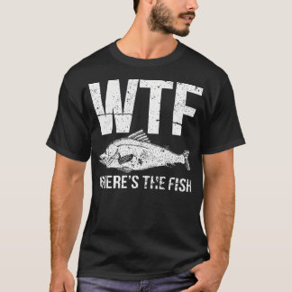 Camiseta Wtf Onde Está O Peixe