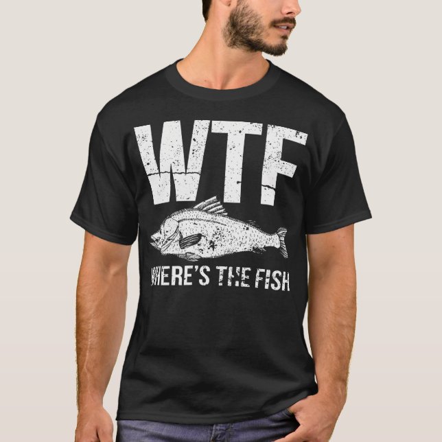 Camiseta Wtf Onde Está O Peixe (Frente)