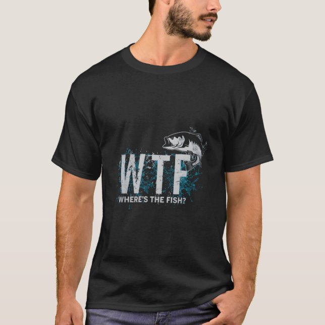 Camiseta Wtf Onde Está O Peixe (Frente)
